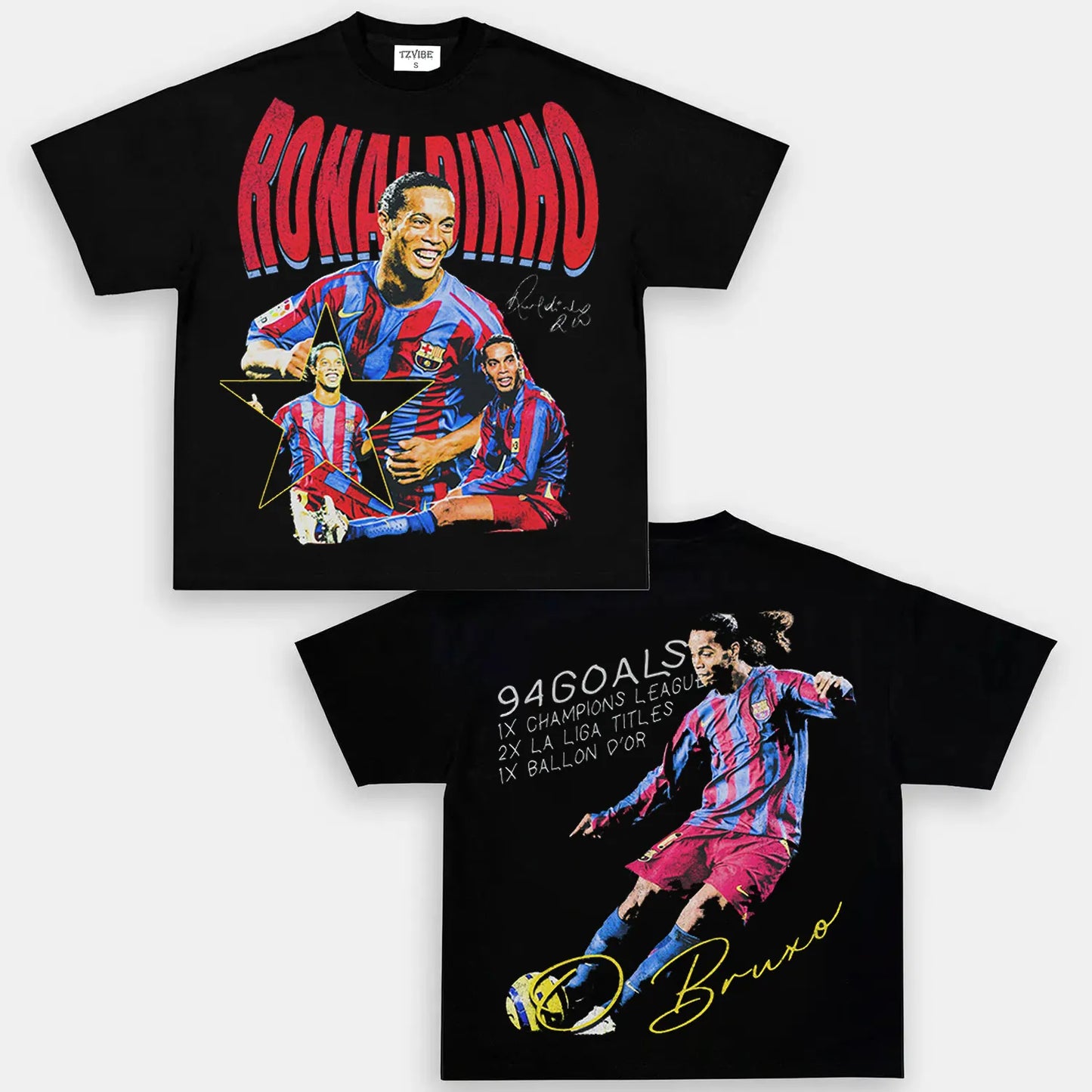 RONALDINHO BARCA TEE - DS