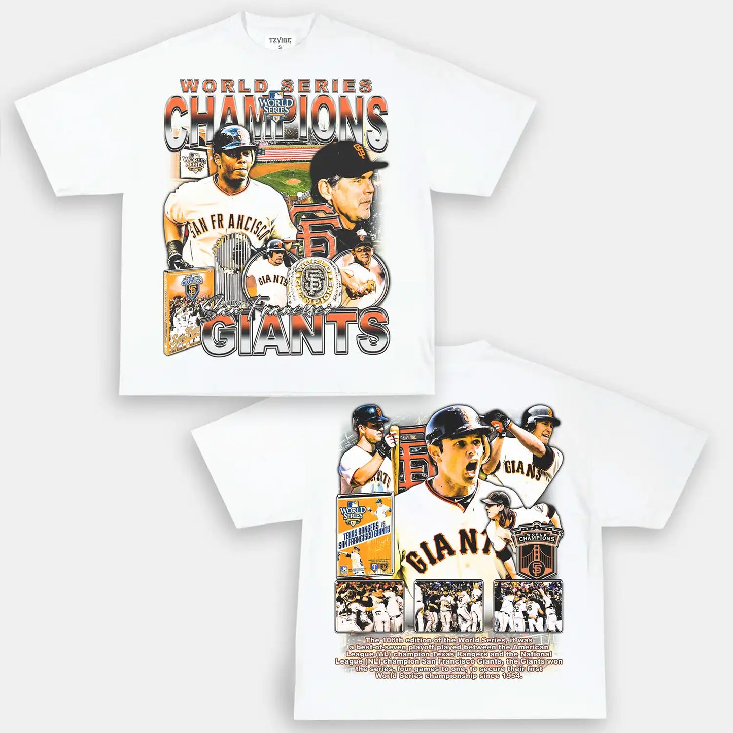 2010 WORLD SERIES CHAMPS - GIANTS TEE - DS