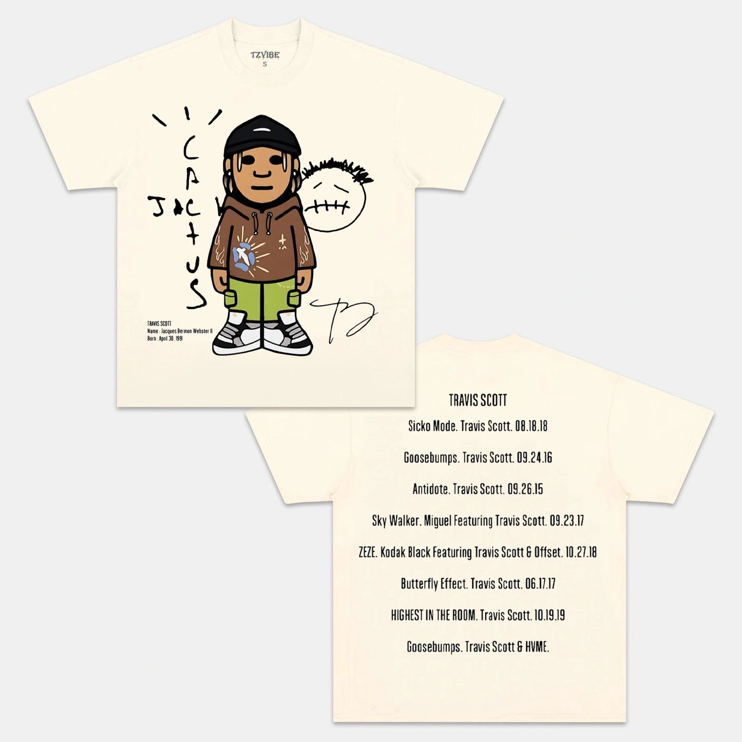 TRAVIS SCOTT V22 TEE - DS