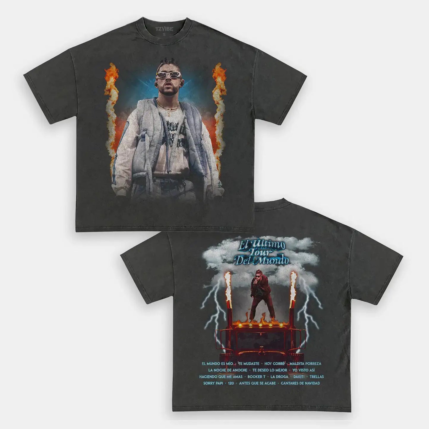 BAD BUNNY - EL ÚLTIMO TOUR DEL MUNDO VINTAGE TEE