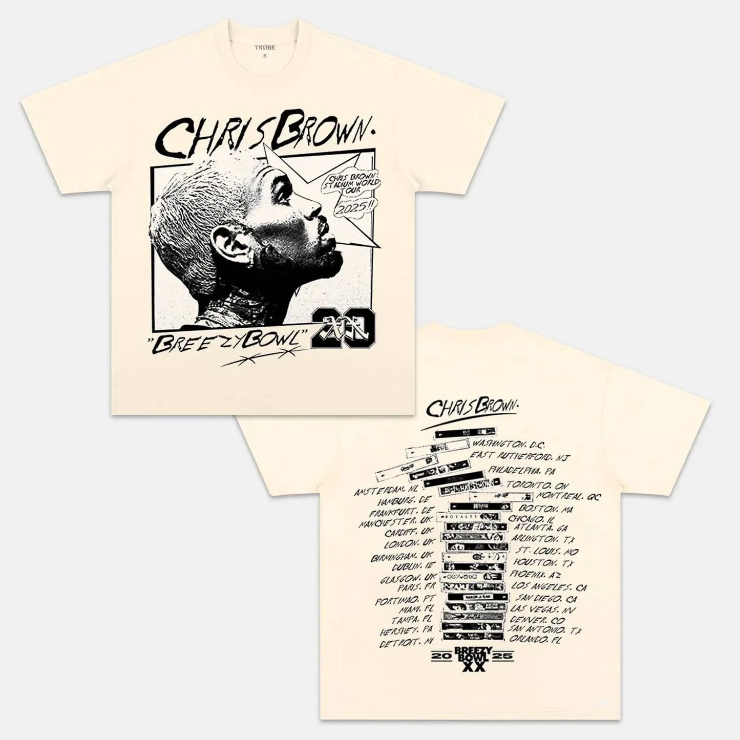 CHRIS BROWN 2025 TEE 06.16 V2-DS
