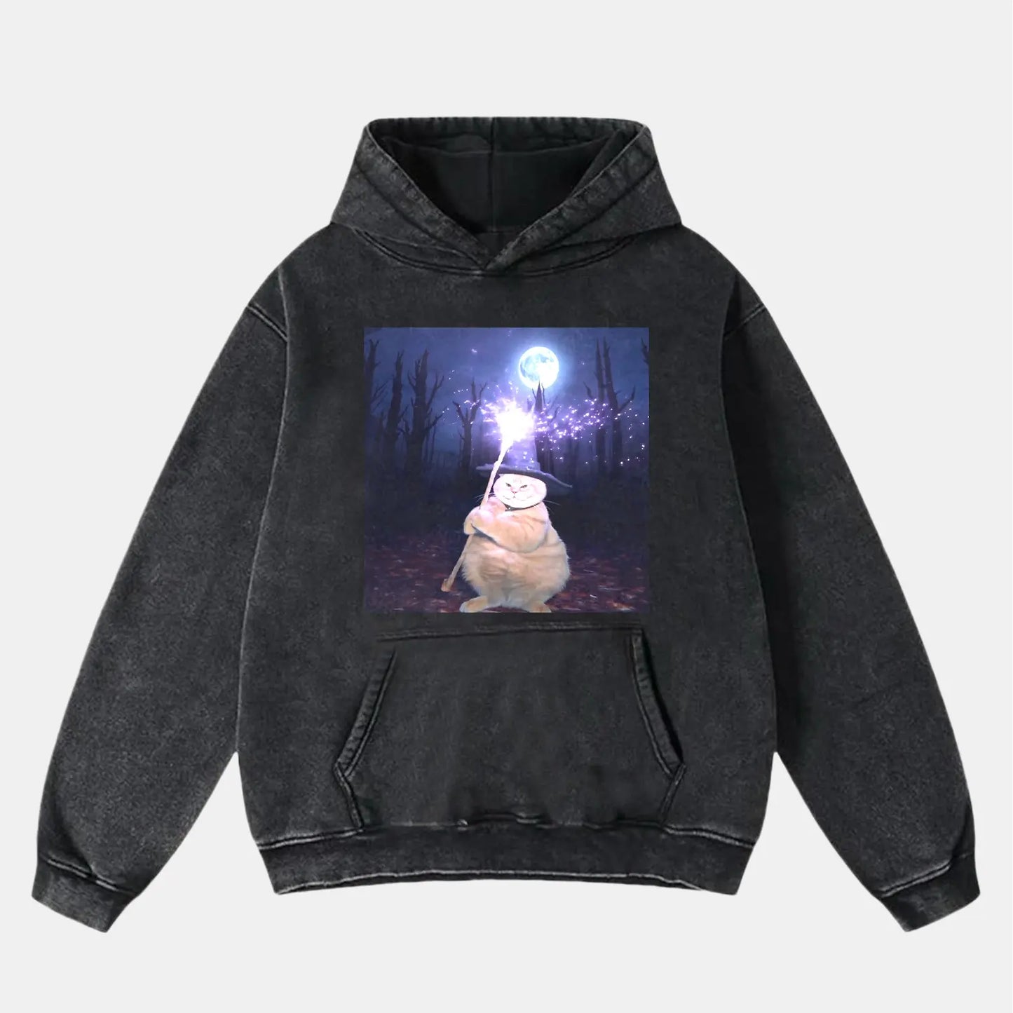 CHUNKY WIZARD CAT VINTAGE CLOTHES