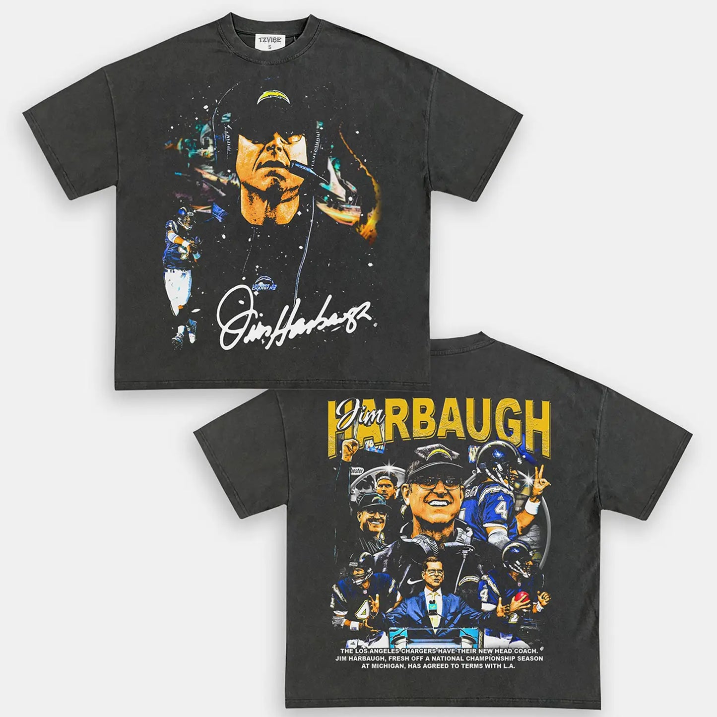 JIM HARBAUGH TEE - DS