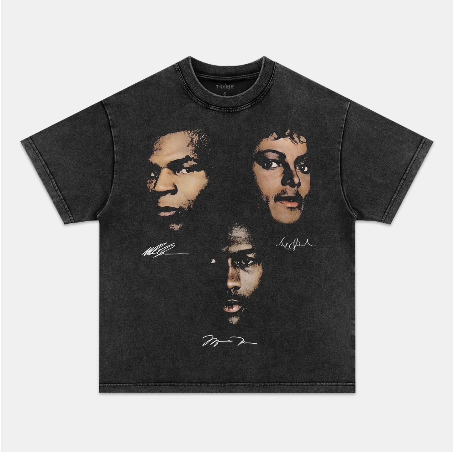 MICHAEL JACKSON MICHAEL JORDAN MIKE TYSON V208 TEE