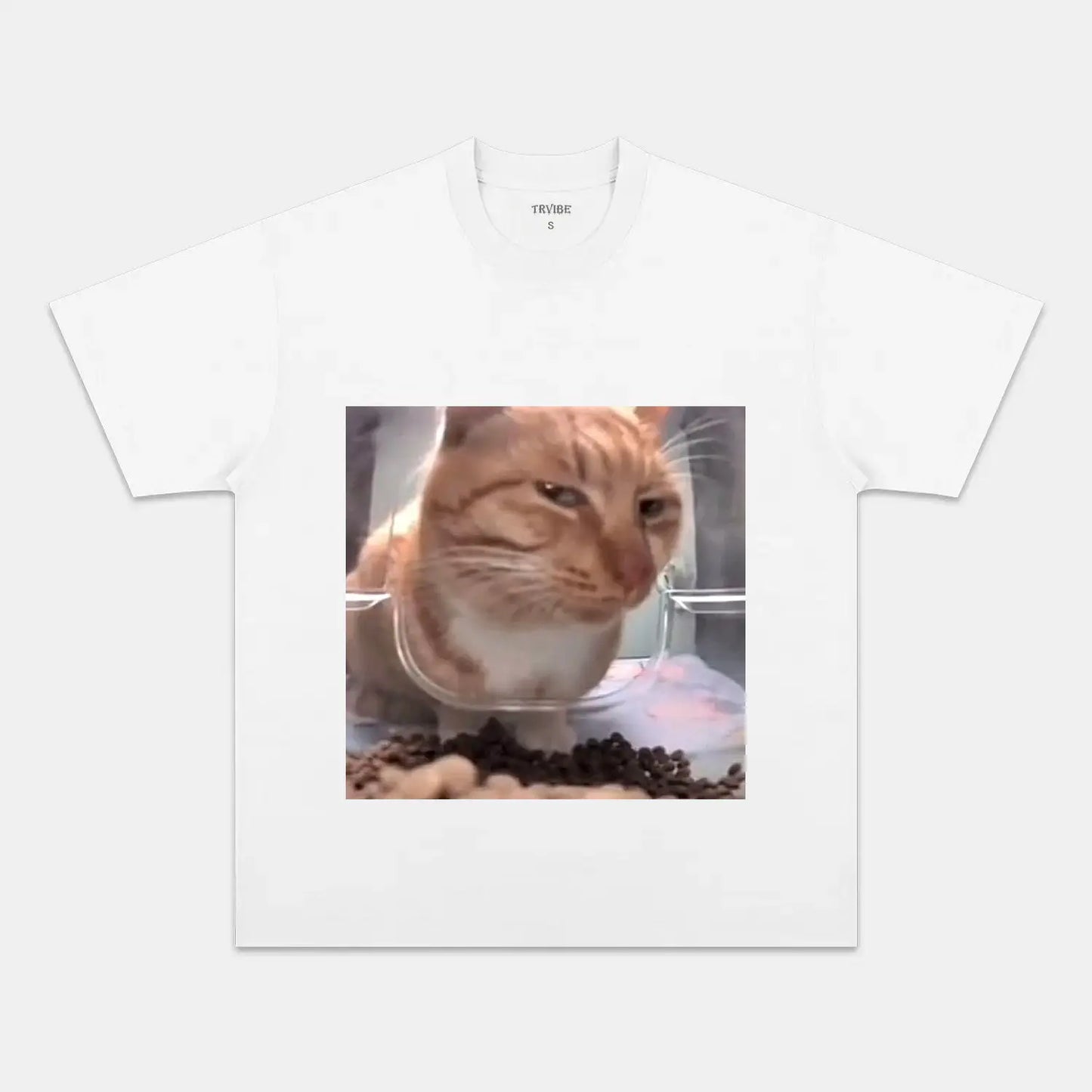 SIDE EYE CAT T-SHIRT