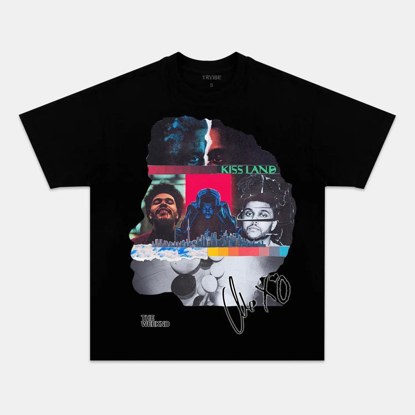THE WEEKND & HEAD COLLAGE TEE