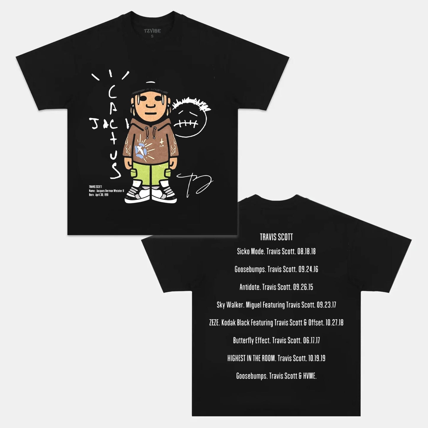 TRAVIS SCOTT V22 TEE - DS