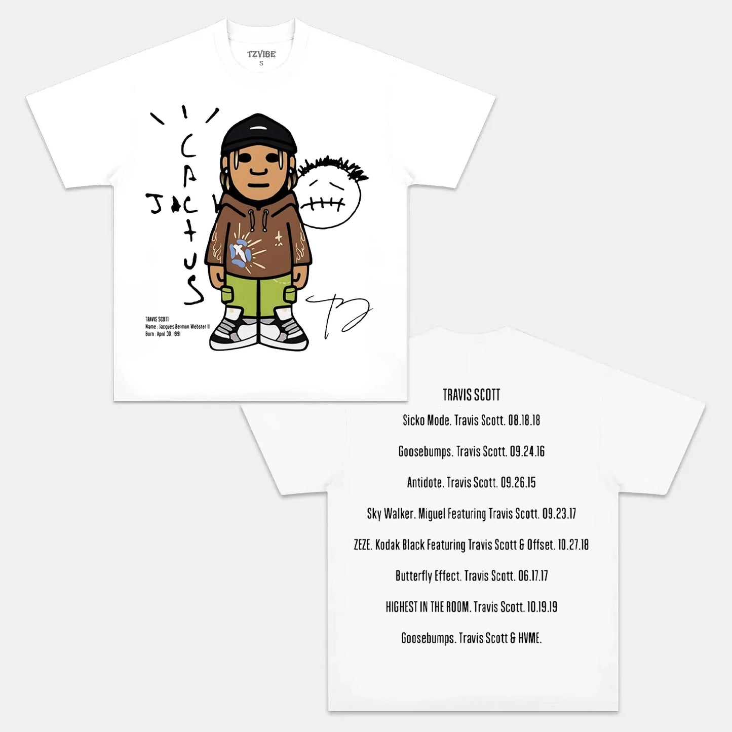 TRAVIS SCOTT V22 TEE - DS