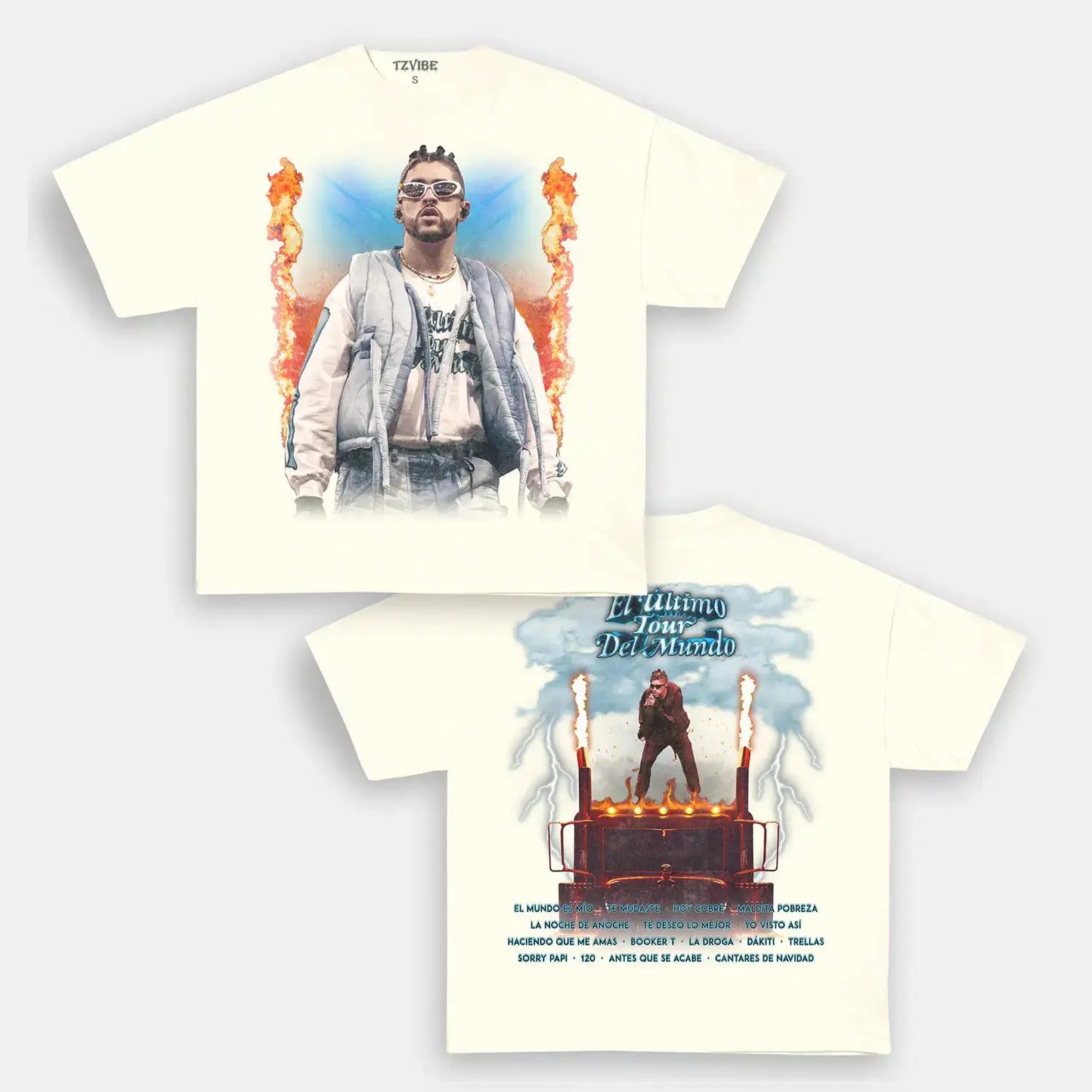 BAD BUNNY - EL ÚLTIMO TOUR DEL MUNDO VINTAGE TEE
