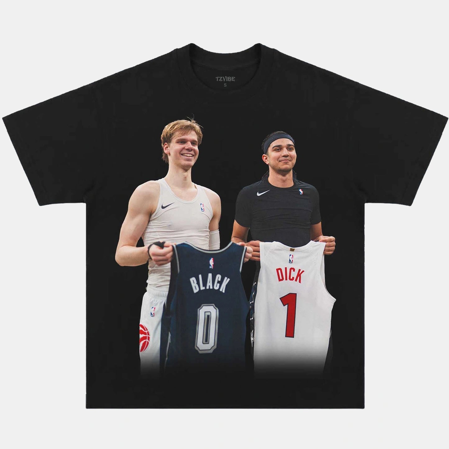 VINTAGE TEE BLACK AND DICK
