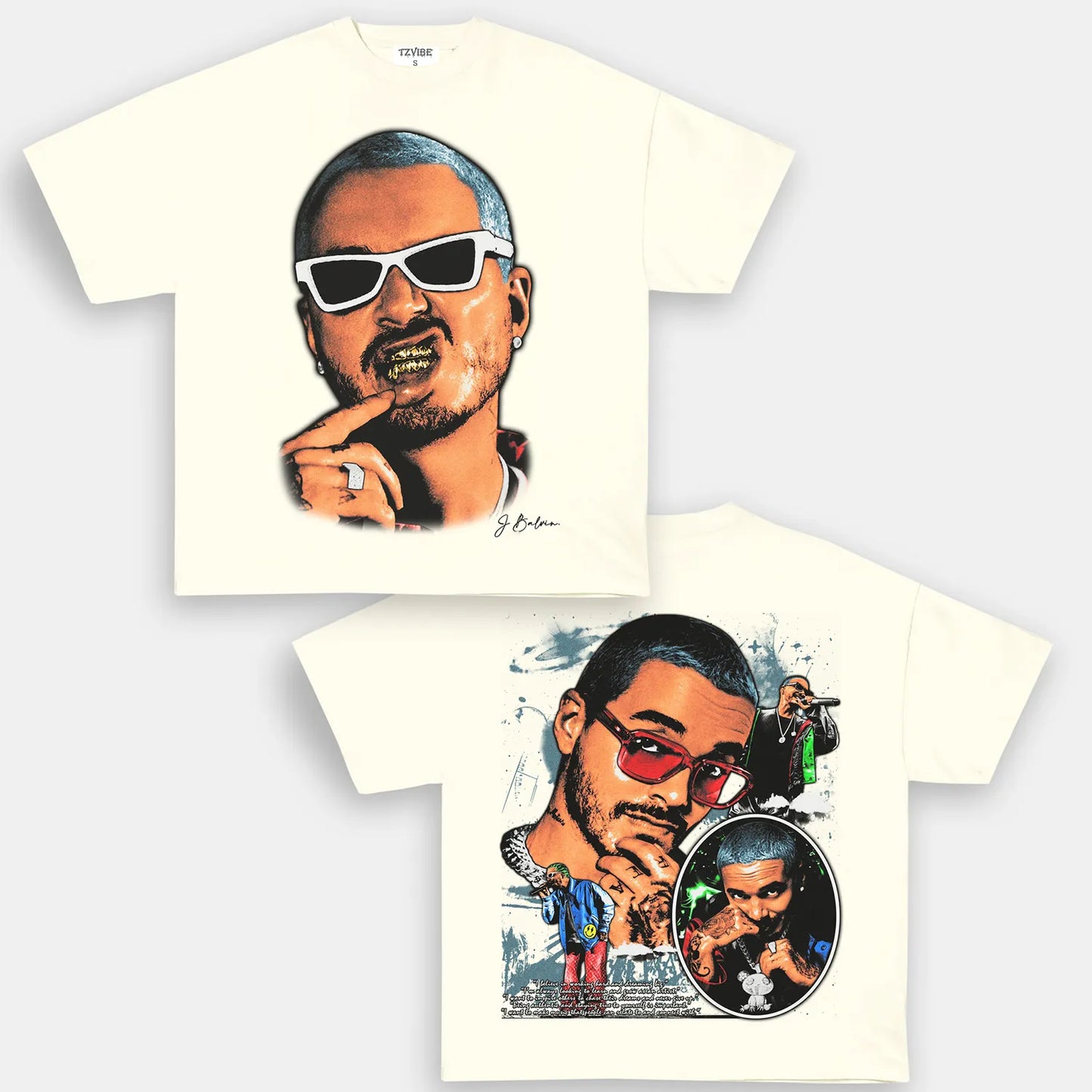 J BALVIN V2 TEE - DS