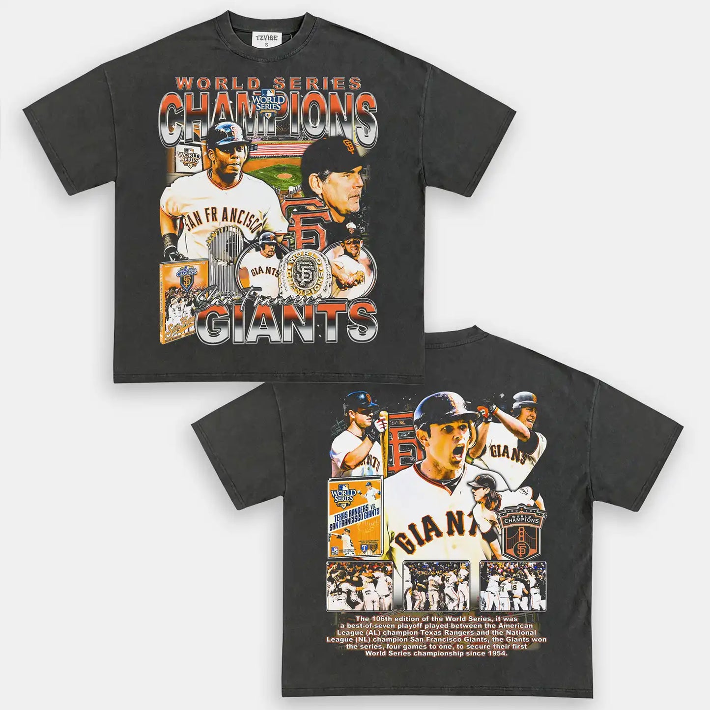 2010 WORLD SERIES CHAMPS - GIANTS TEE - DS
