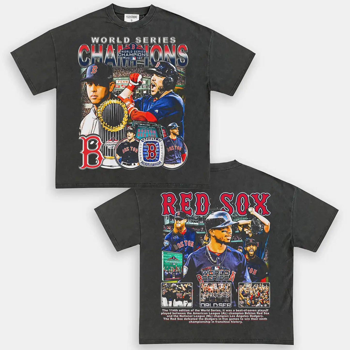 2018 WORLD SERIES CHAMPS - RED SOX TEE - DS