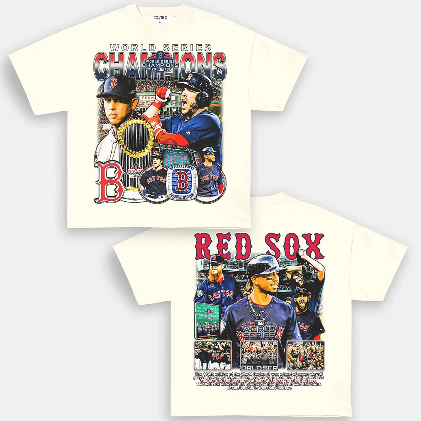 2018 WORLD SERIES CHAMPS - RED SOX TEE - DS