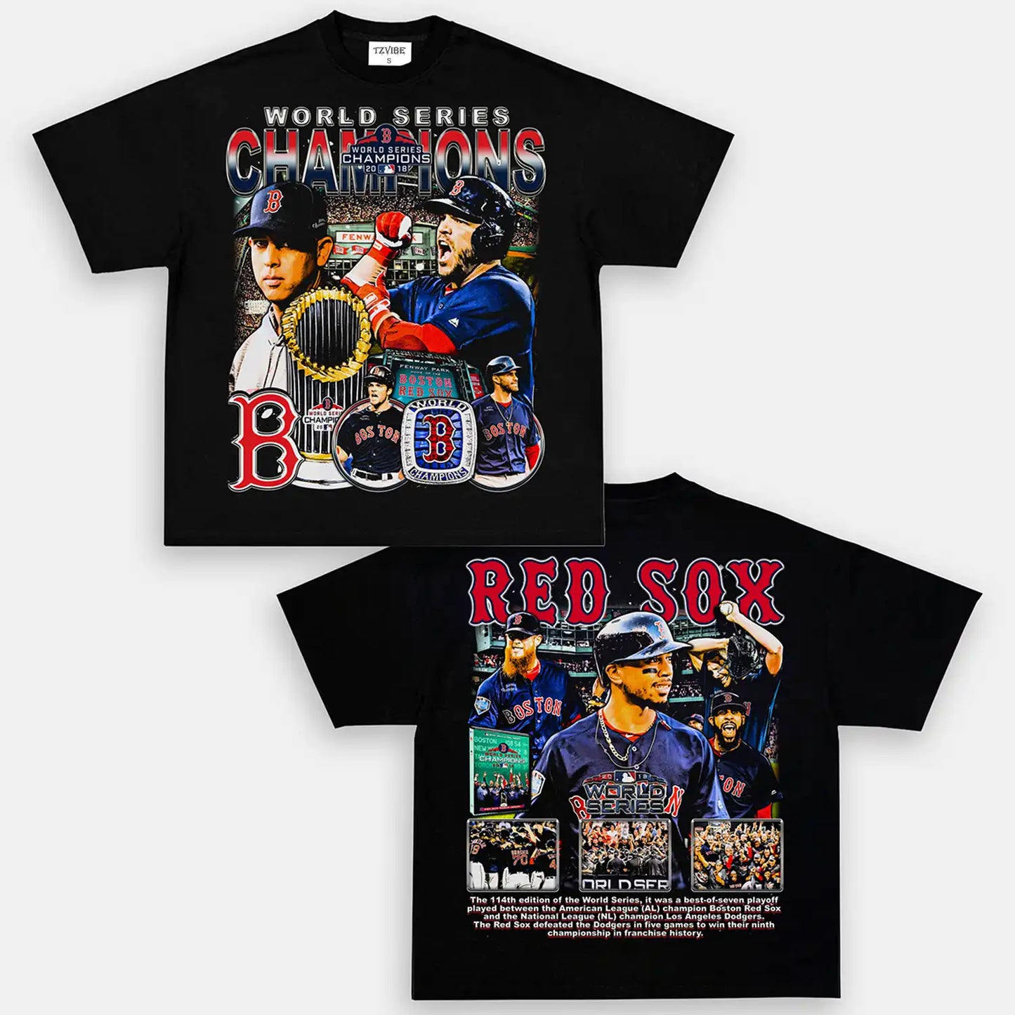2018 WORLD SERIES CHAMPS - RED SOX TEE - DS