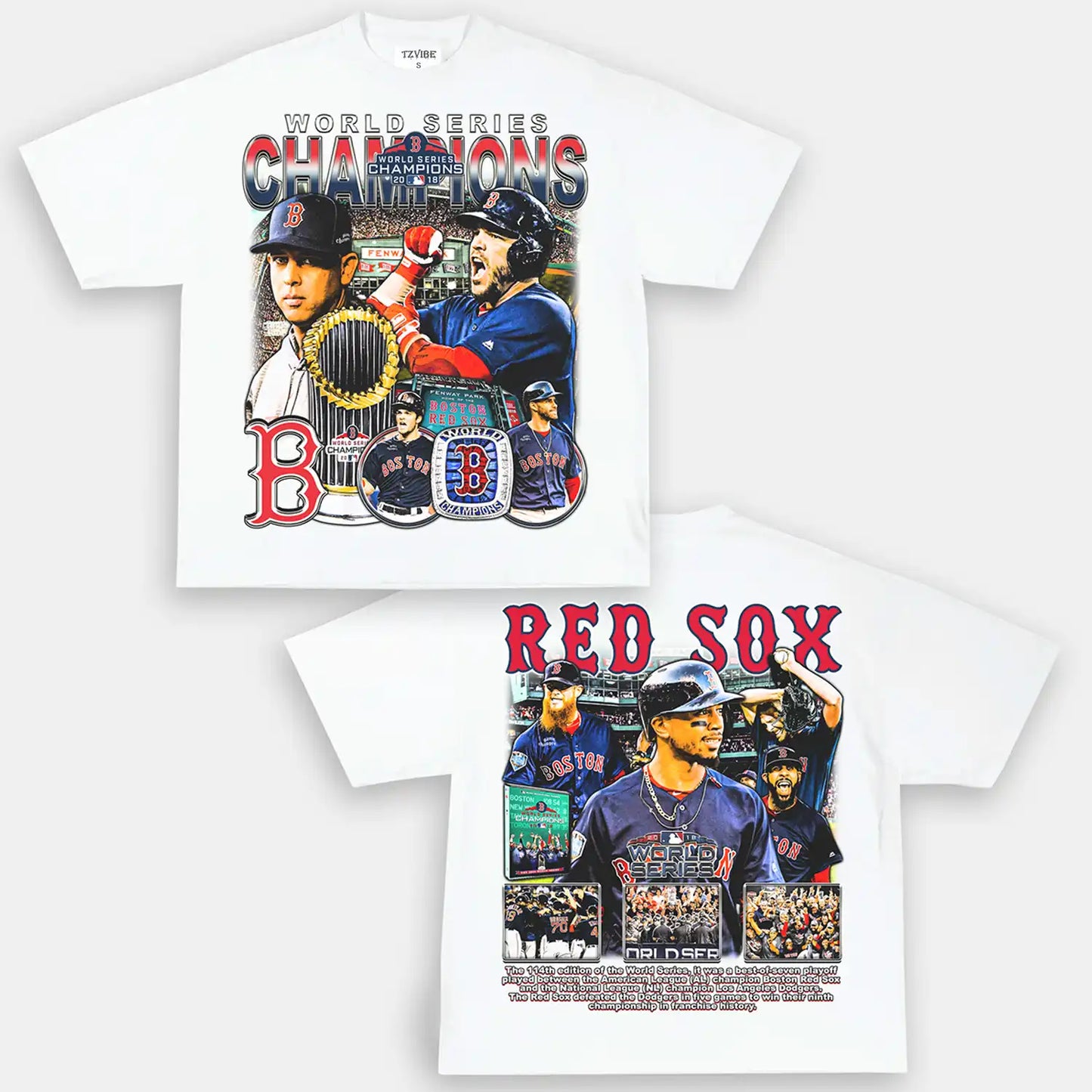 2018 WORLD SERIES CHAMPS - RED SOX TEE - DS