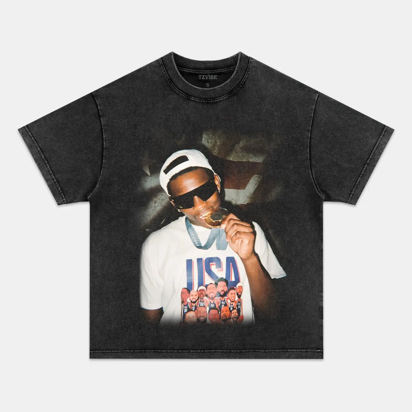 2024 USA ANTHONY EDWARDS TEE