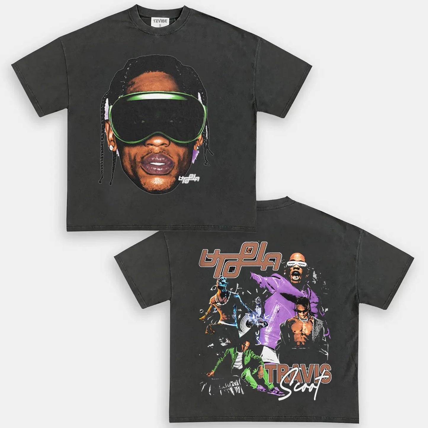 VINTAGE BIG FACE TEE  TRAVIS SCOTT - DS