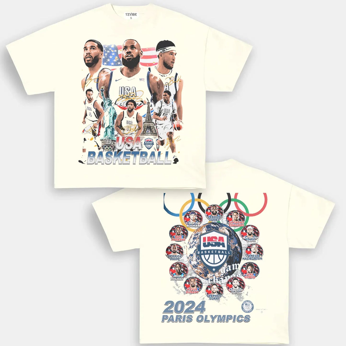 VINTAGE TEE  2024 USA TEAM - DS