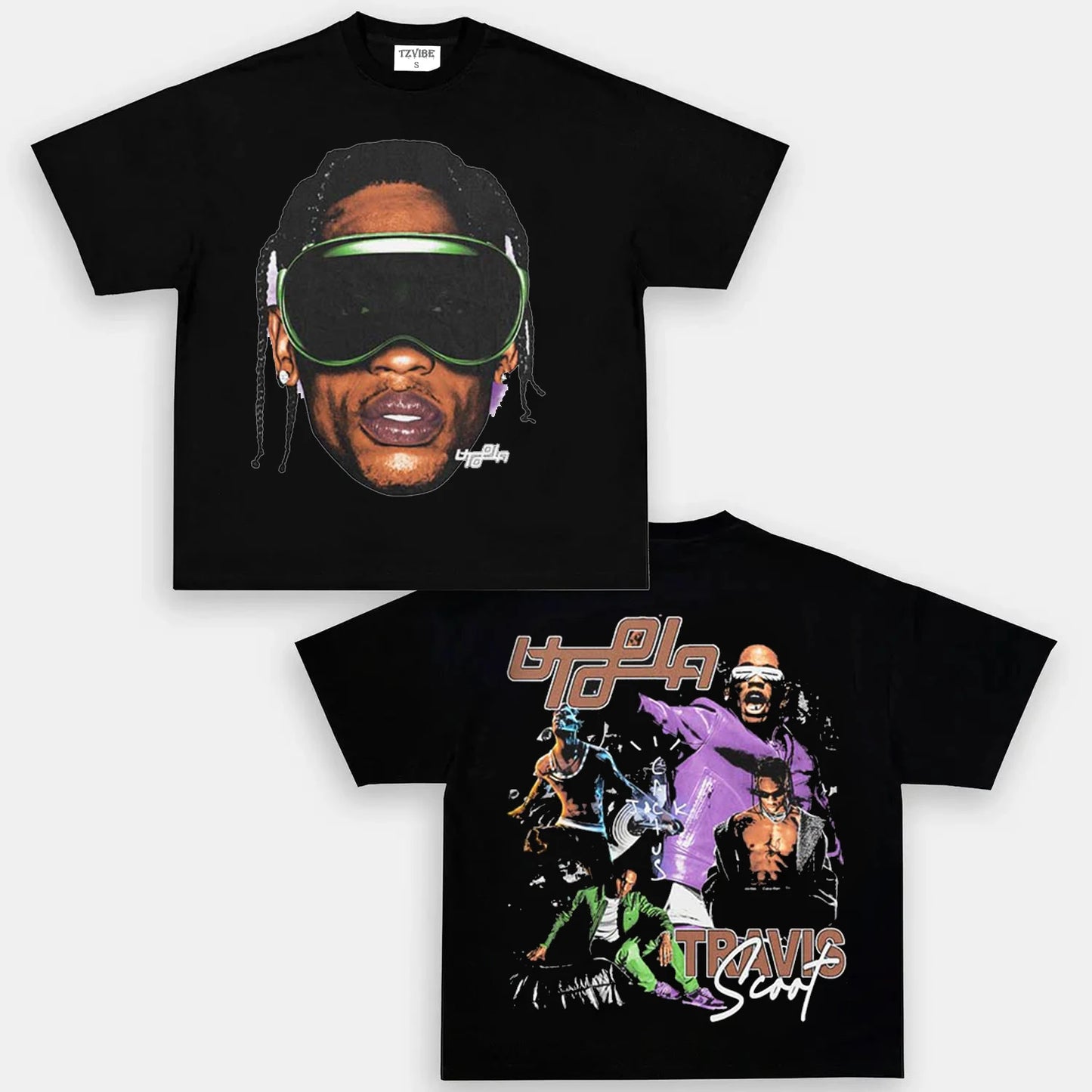 VINTAGE BIG FACE TEE  TRAVIS SCOTT - DS