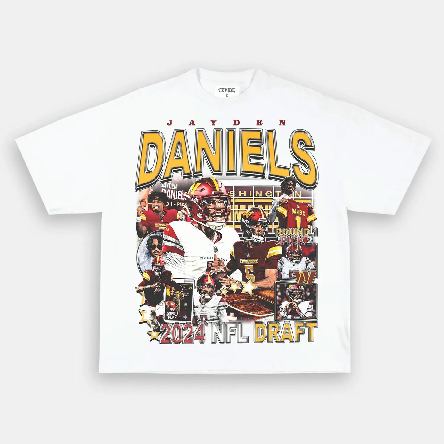 JAYDEN DANIELS - COMMANDERS TEE