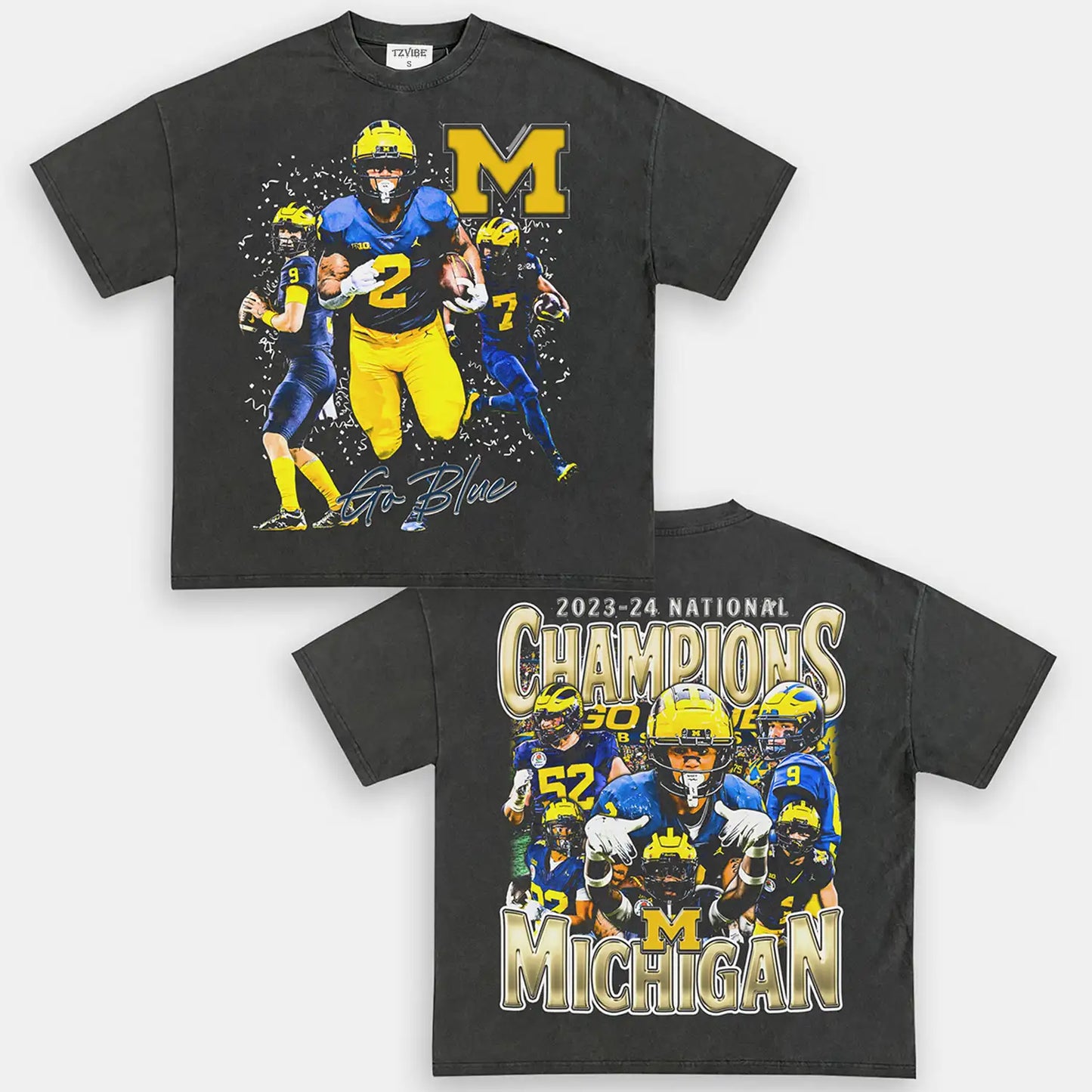 2023-24 NATIONAL CHAMPS - MICHIGAN TEE