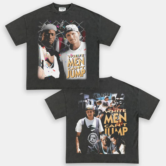 WHITE MEN CANT JUMP TEE - DS