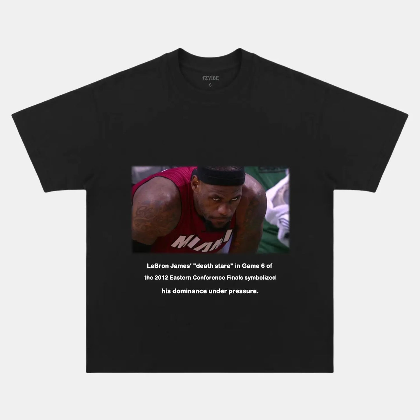 LEBRON JAMES "death stare" TEE