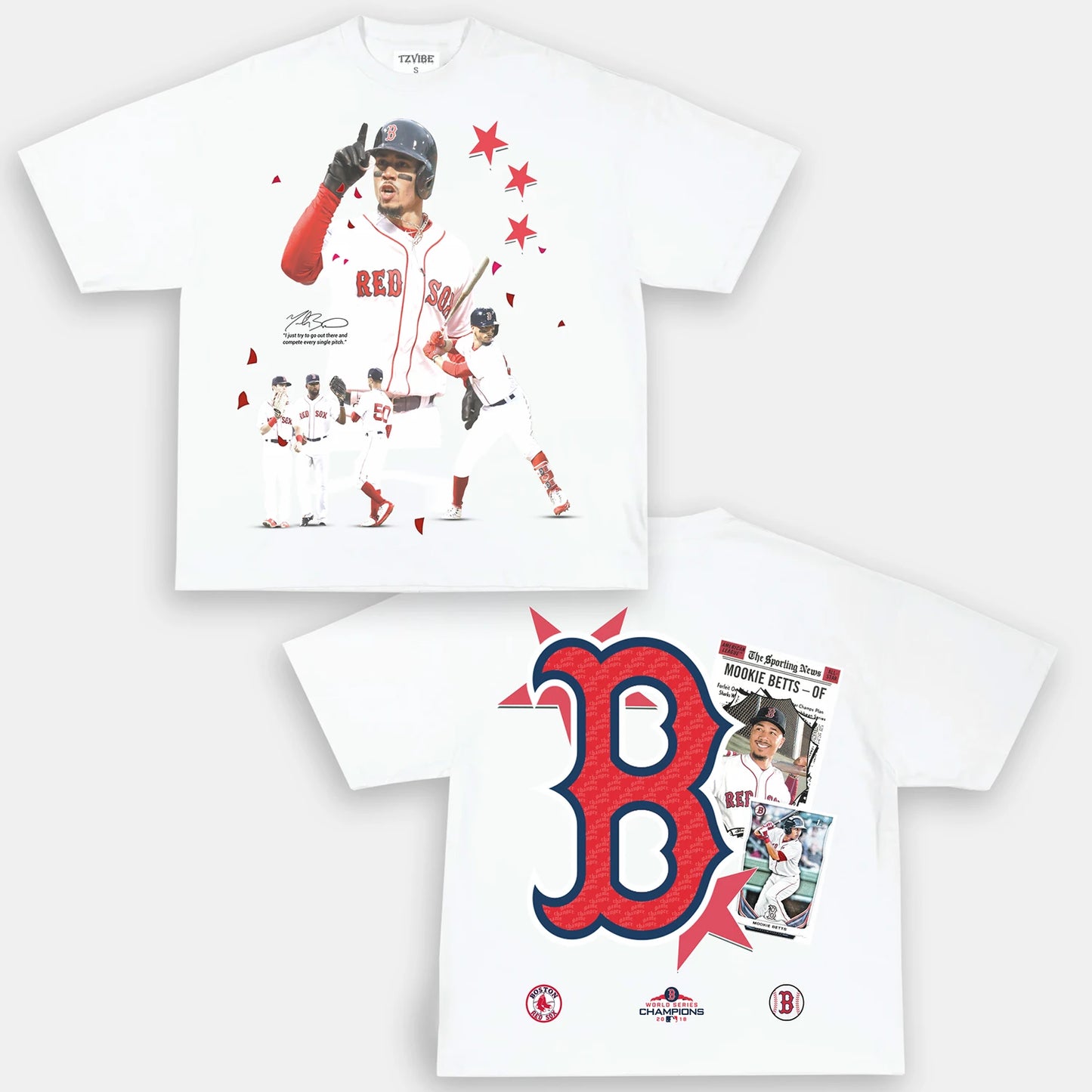 MOOKIE - RED SOX TEE - DS