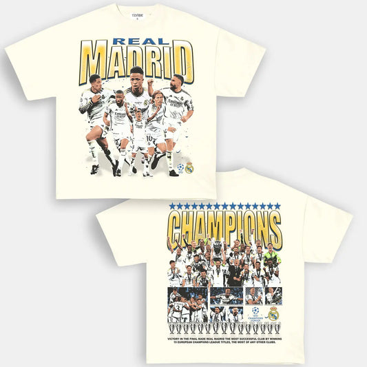 2024 UCL CHAMPS - REAL MADRID TEE - DS