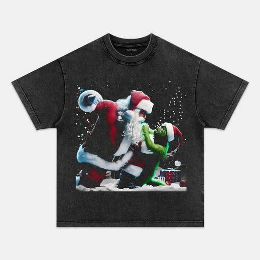 SANTA CLAUS  AND GRINCH TEE