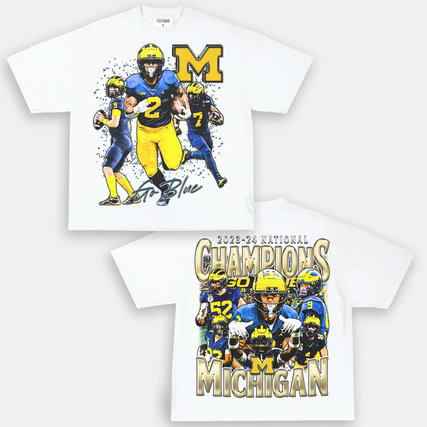 2023-24 NATIONAL CHAMPS - MICHIGAN TEE