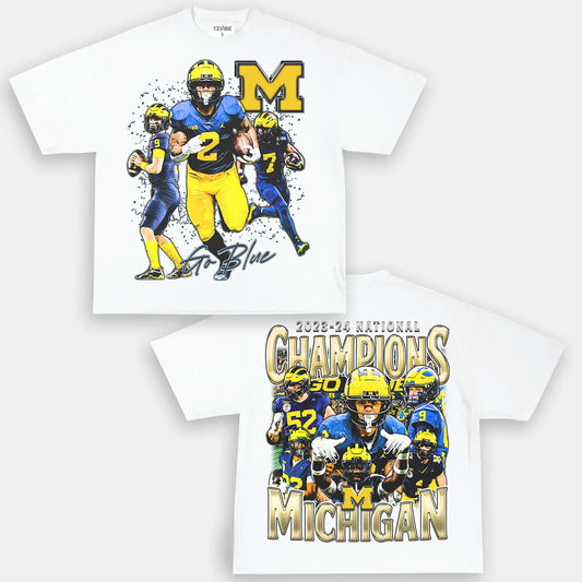 2023-24 NATIONAL CHAMPS - MICHIGAN TEE