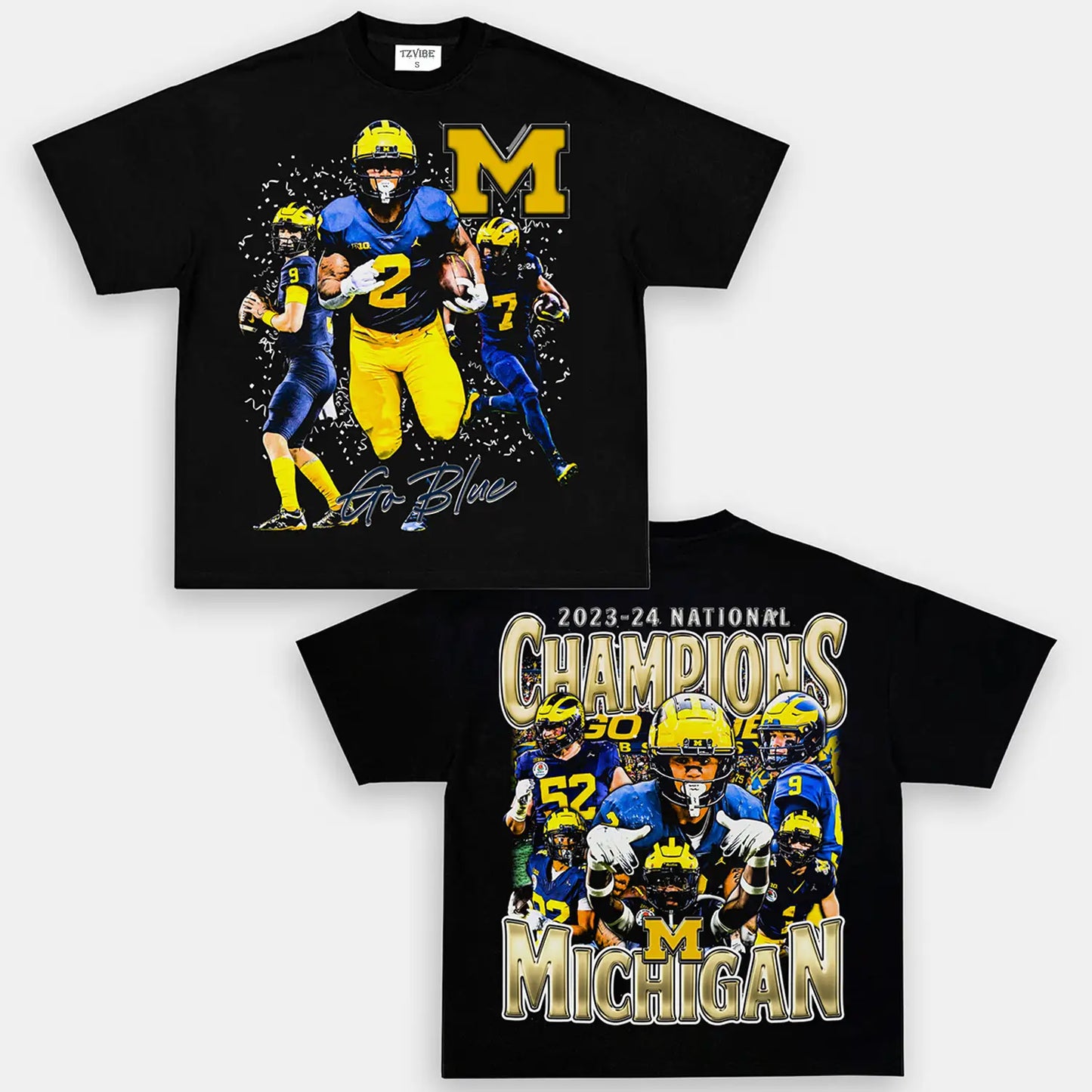 2023-24 NATIONAL CHAMPS - MICHIGAN TEE