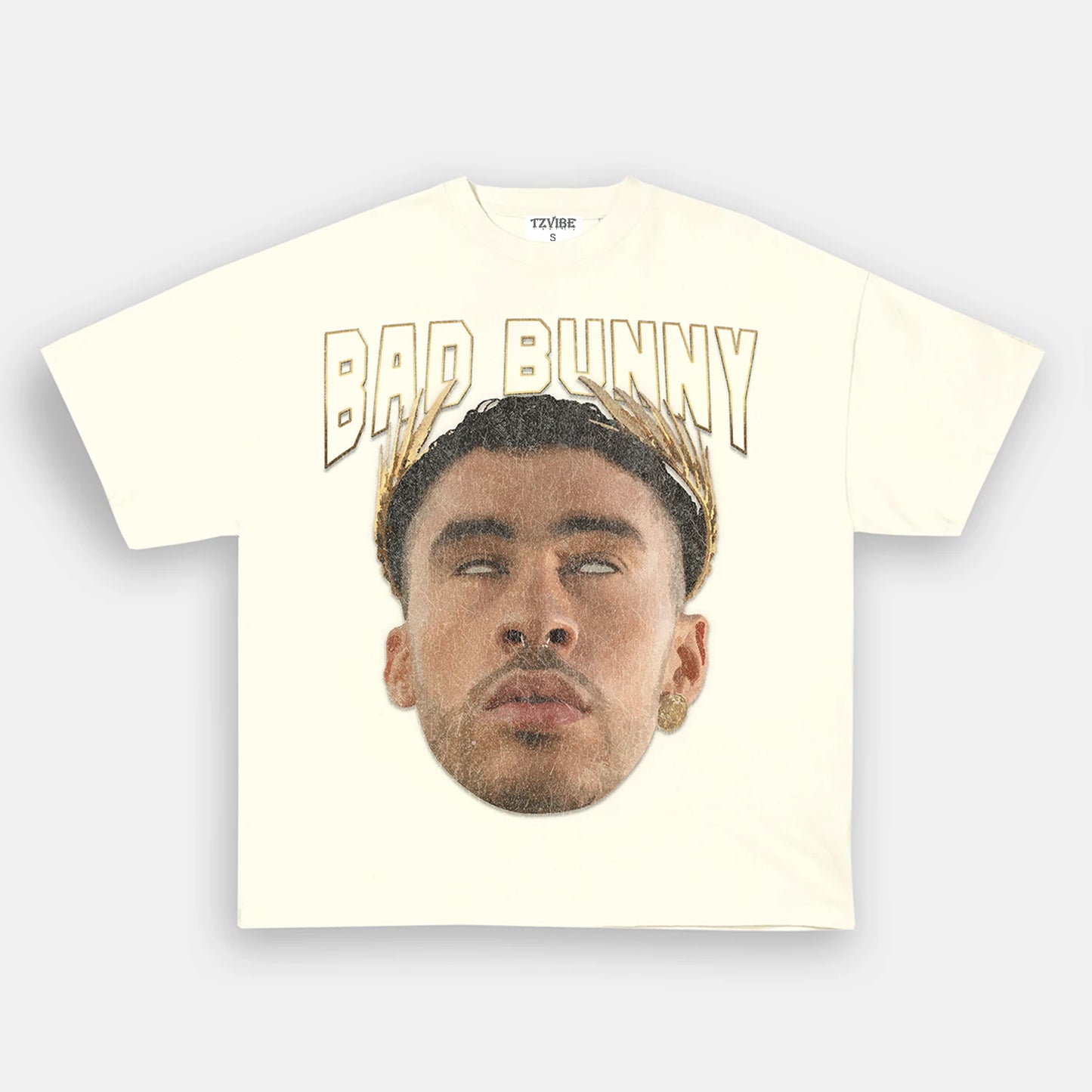 BIG FACE BAD BUNNY CROWN VINTAGE TEE