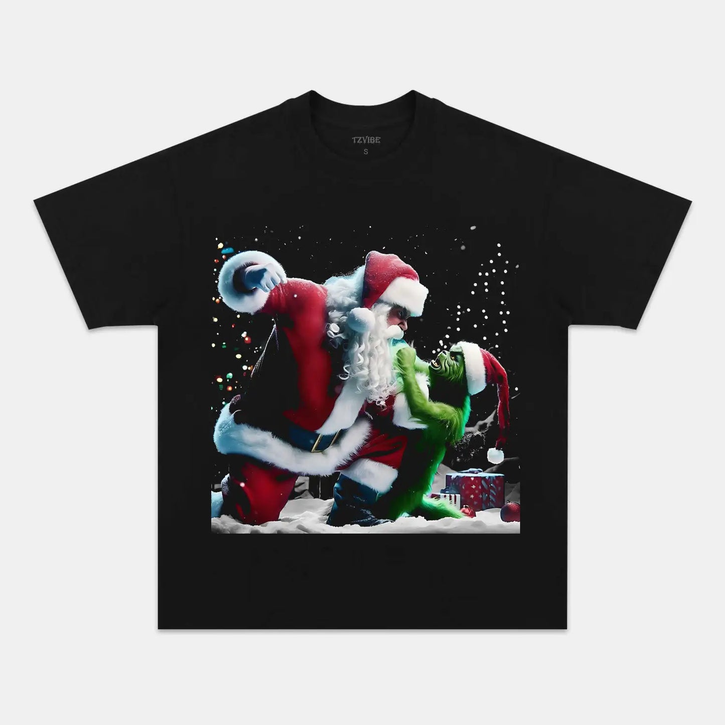 SANTA CLAUS  AND GRINCH TEE