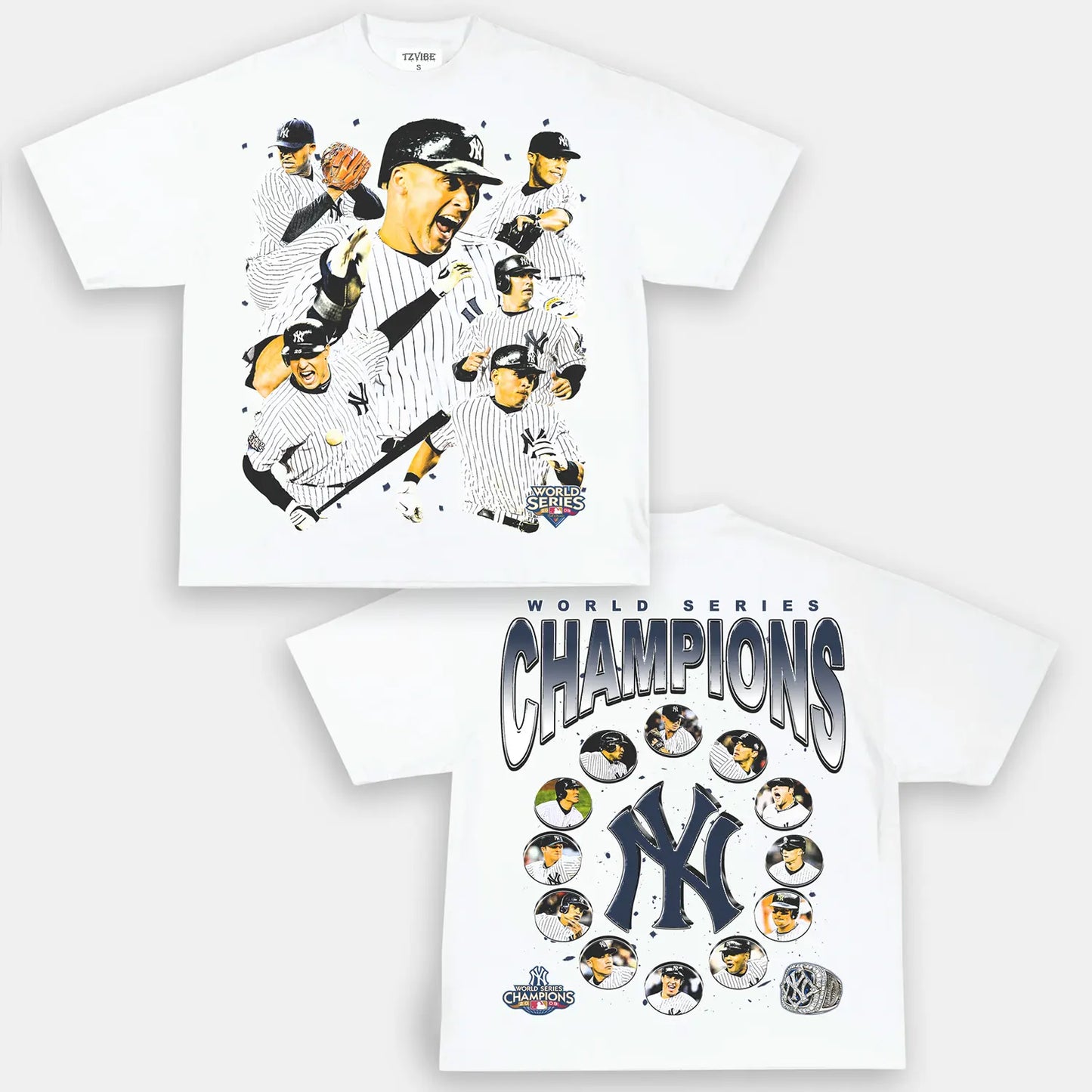 2009 WORLD SERIES CHAMPS - YANKEES TEE - DS