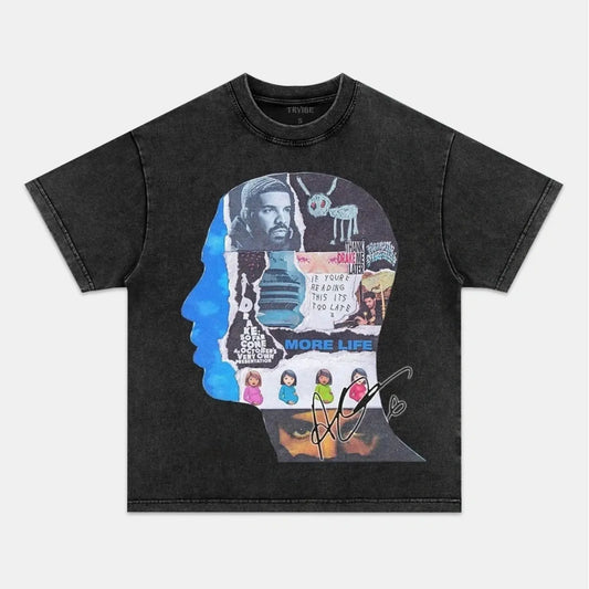 DRAKE & HEAD COLLAGE TEE