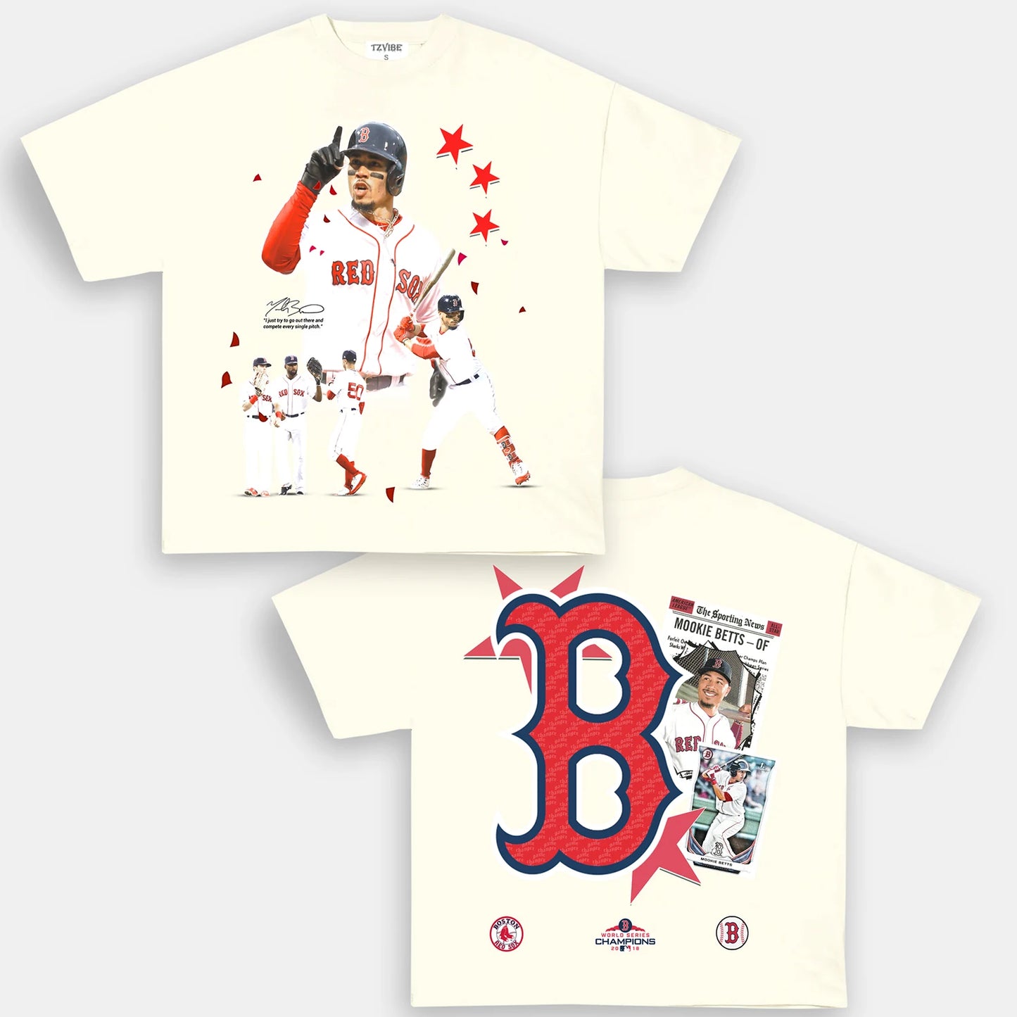 MOOKIE - RED SOX TEE - DS