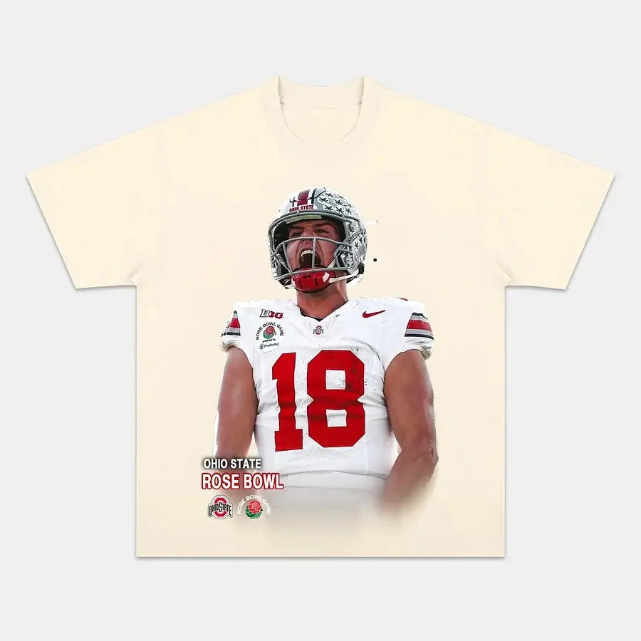 VINTAGE TEE OHIO STATE-ROSE