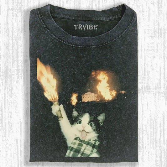 REBELLIOUS CAT TEE