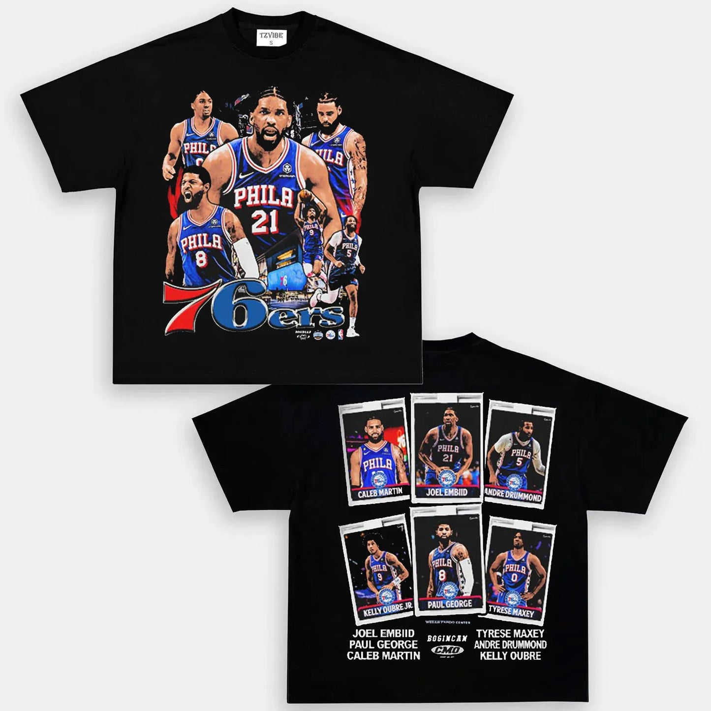 VINTAGE TEE  2024 76ERS - DS