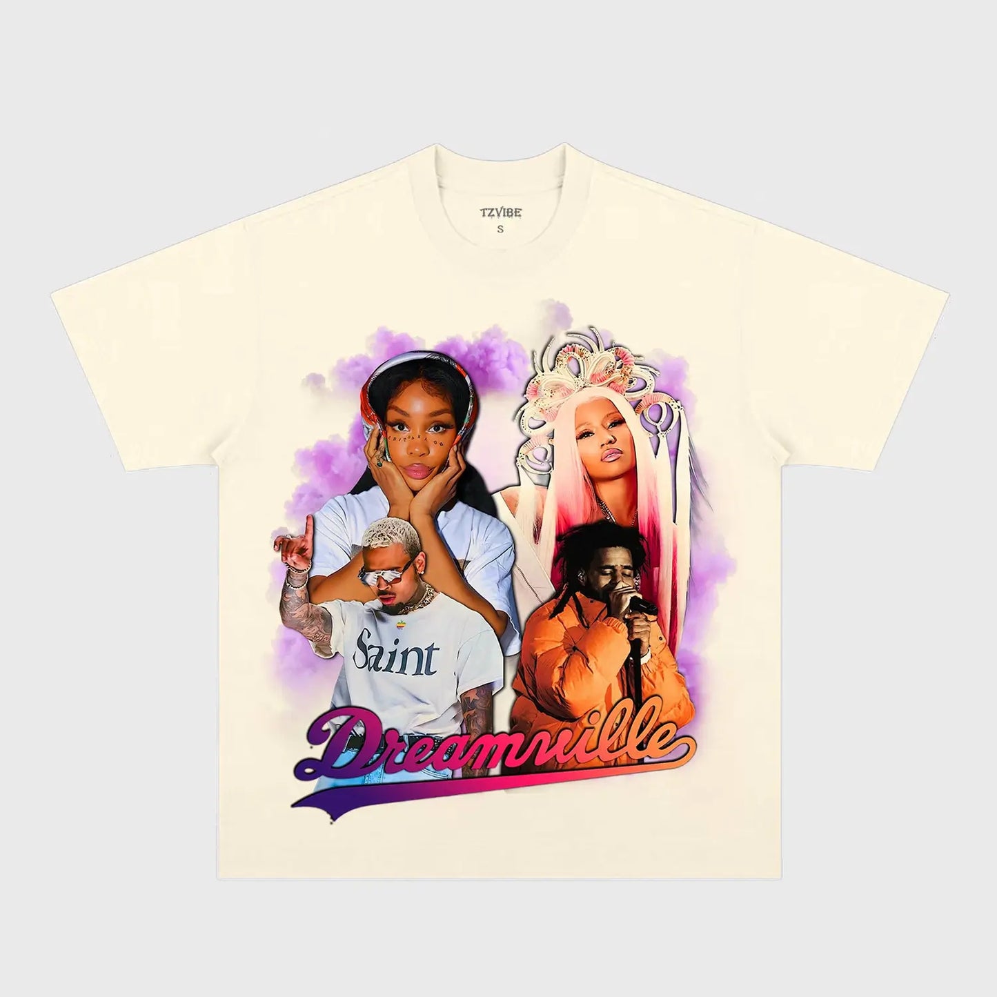 Dreamville Festival- CHRIS BROWN-SZA-NICKI MINAJ-J COLE TEE