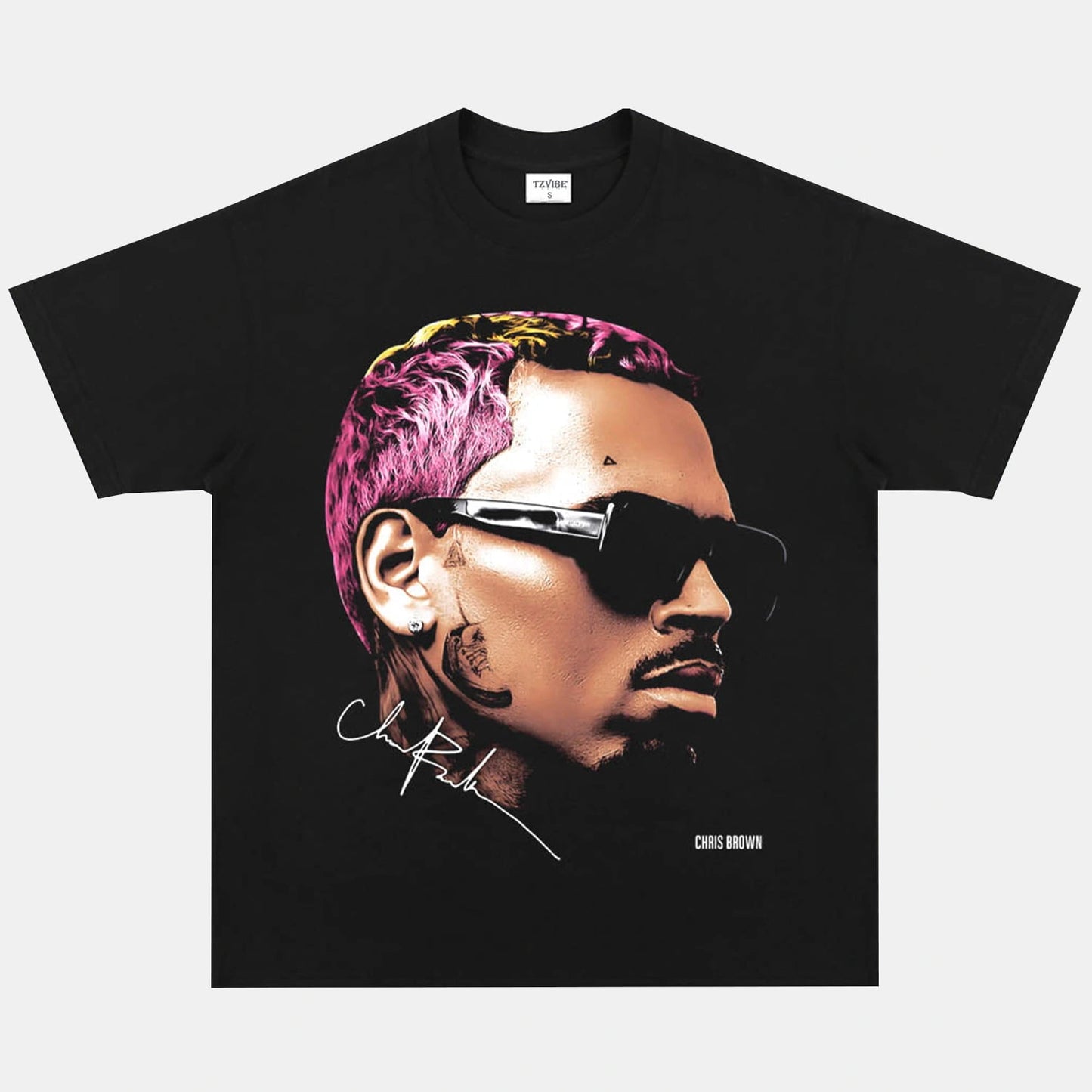 2024 BIG FACE CHRIS BROWN V8 VINTAGE TEE