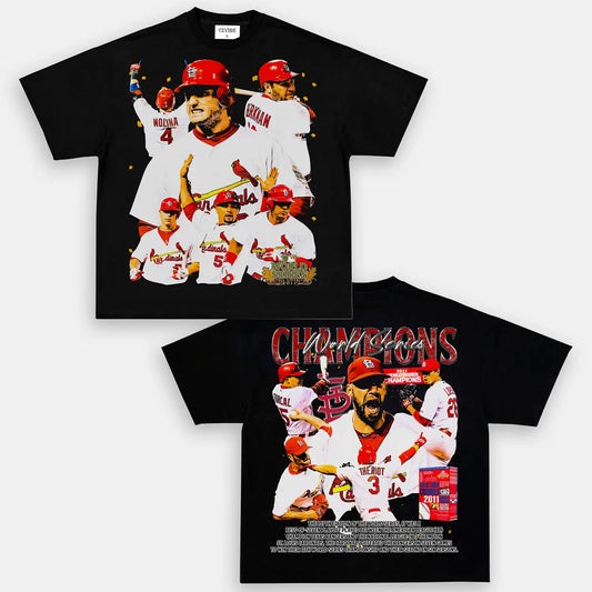 2011 WORLD SERIES CHAMPS  CARDINALS TEE - DS