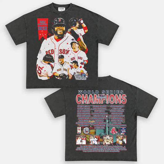 2013 WORLD SERIES CHAMPS - RED SOX TEE - DS