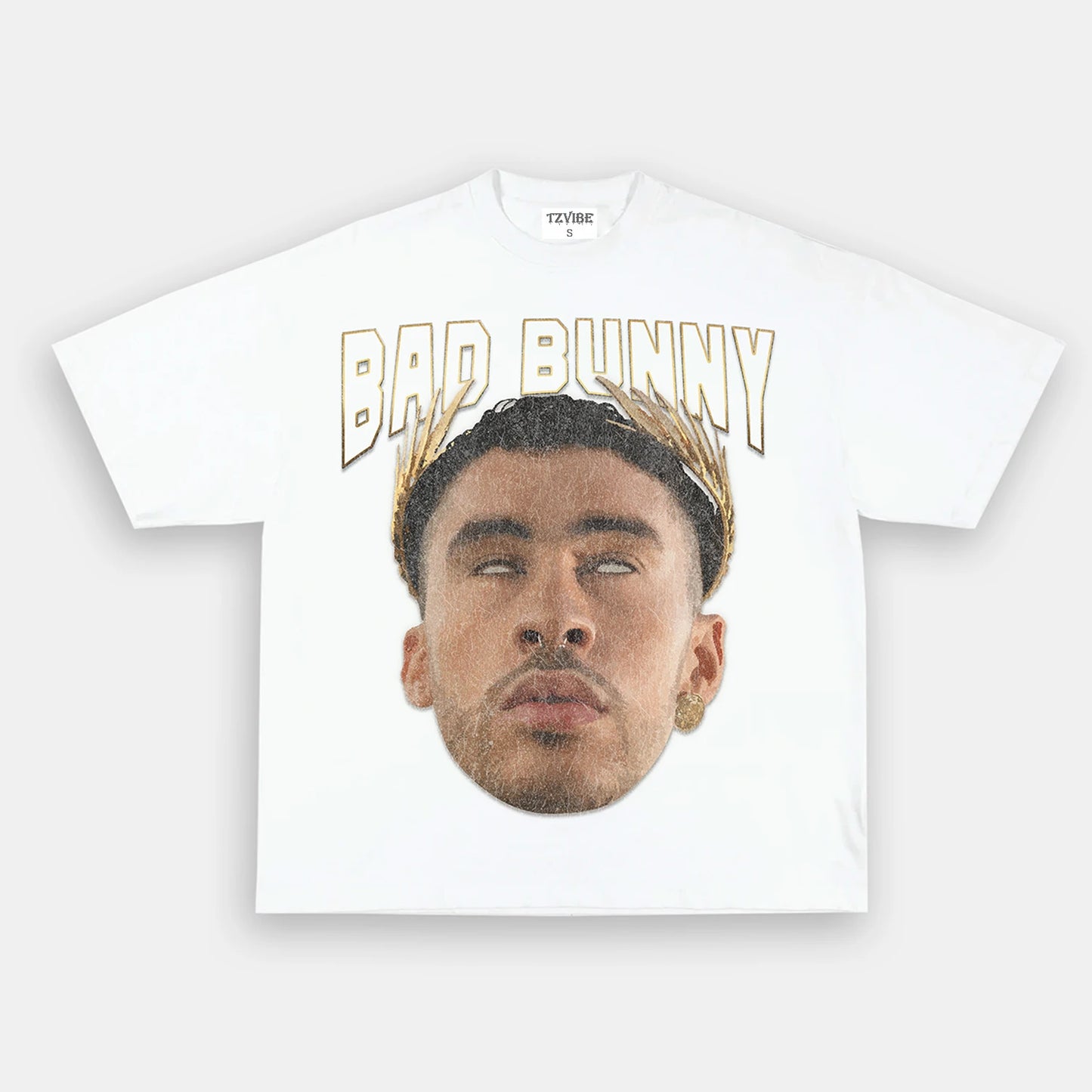 BIG FACE BAD BUNNY CROWN VINTAGE TEE