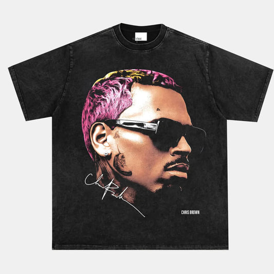 2024 BIG FACE CHRIS BROWN V8 VINTAGE TEE